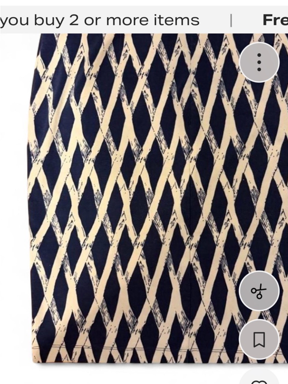 Resort Core Coastal Chic Casual Mini J.McLaughlin Skirt Sz 8 Bamboo Stretch Knit - Picture 2 of 6